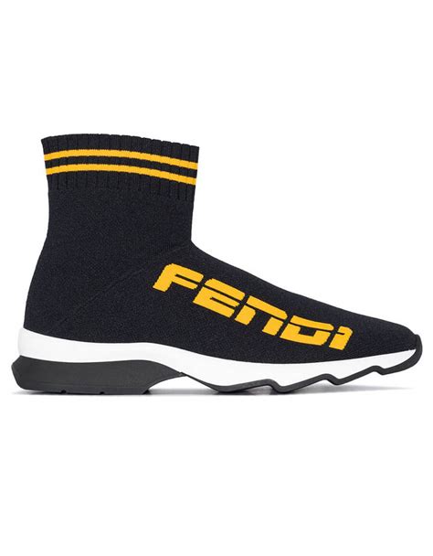 fendi rockoko sneakers|fendi rockoko sock sneakers.